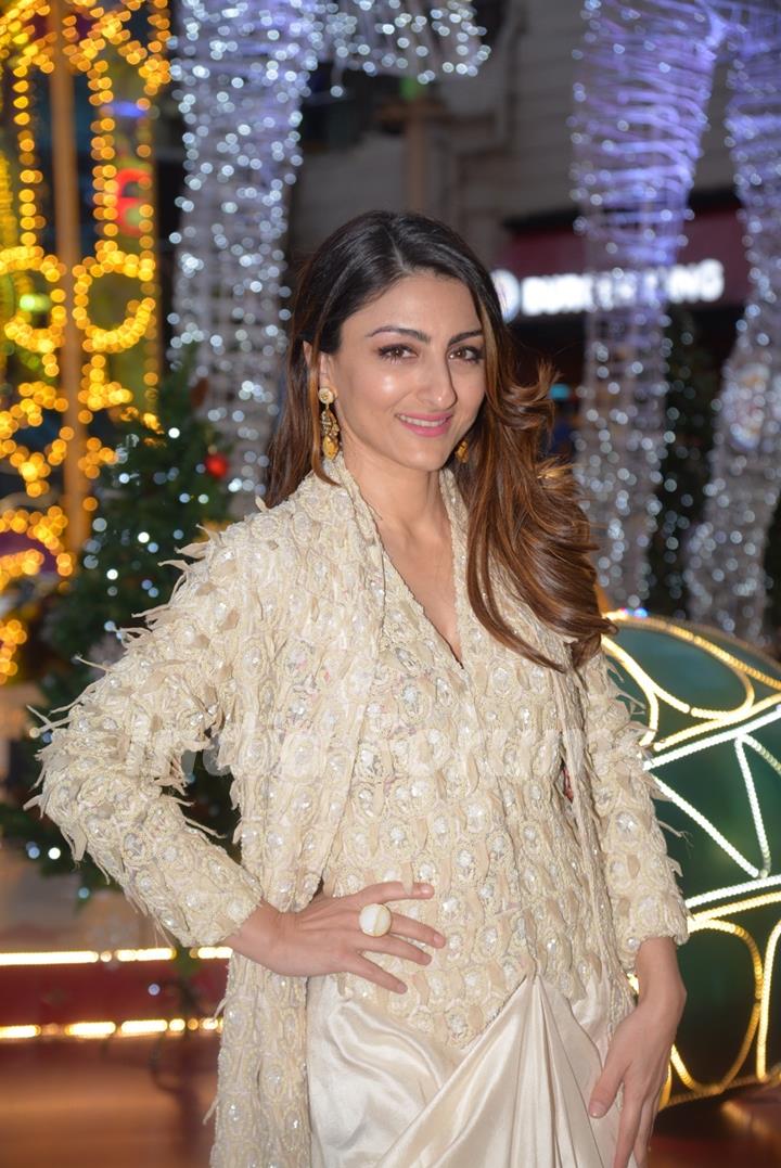 Soha Ali Khan spotted around the town