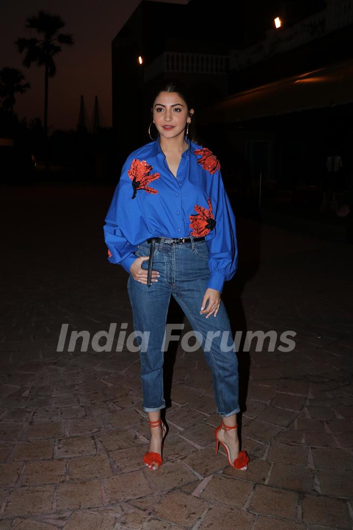 Anushka Sharma spotted during Zero's Promotions