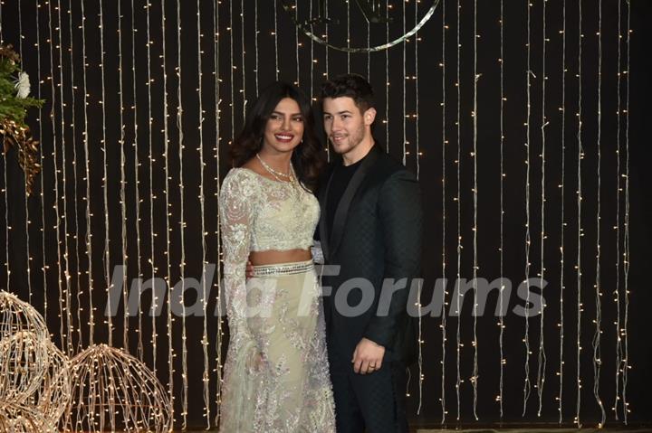 Priyanka Chopra and Nick Jonas at their Wedding Reception, Mumbai