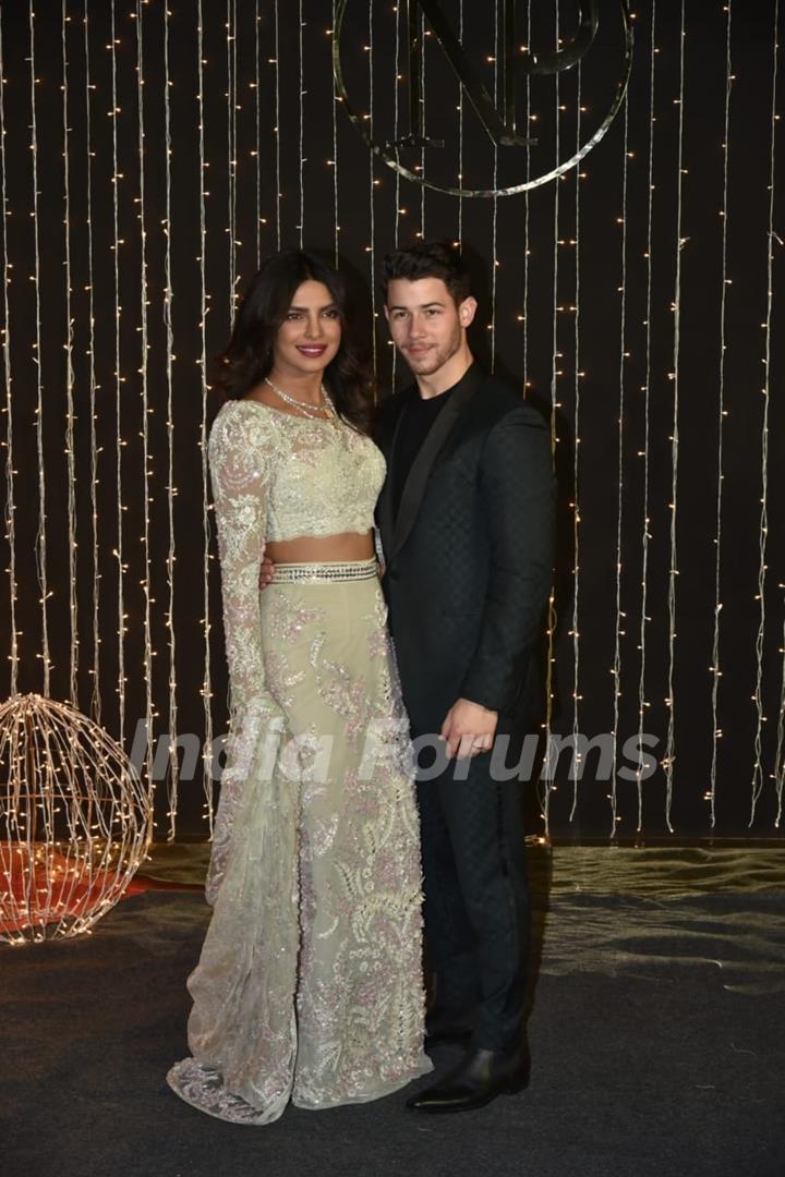 Priyanka Chopra and Nick Jonas at their Wedding Reception, Mumbai