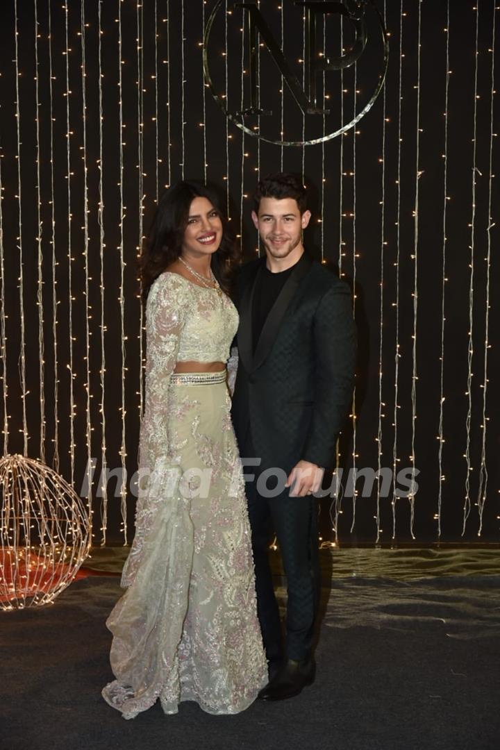 Priyanka Chopra and Nick Jonas at their Wedding Reception, Mumbai