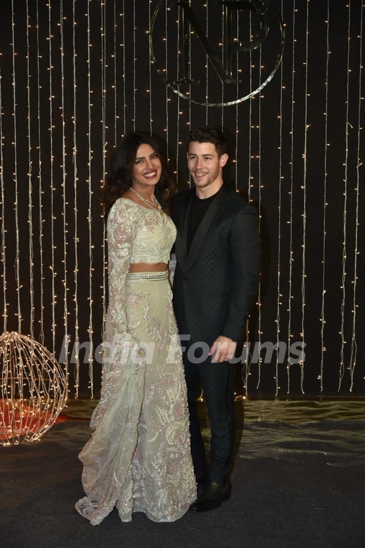 Priyanka Chopra and Nick Jonas at their Wedding Reception, Mumbai