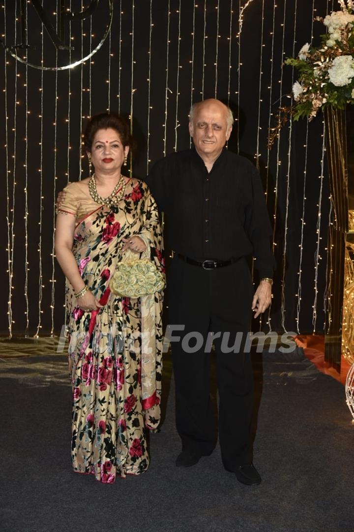 Mukesh Bhatt at Priyanka Chopra and Nick Jonas Wedding Reception, Mumbai