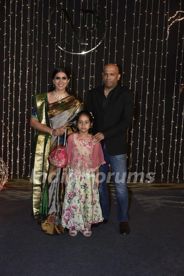 Sonali Kulkarni at Priyanka Chopra and Nick Jonas Wedding Reception, Mumbai