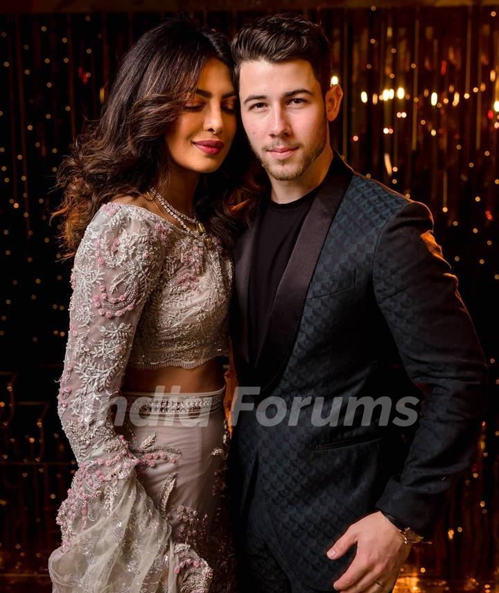 Priyanka Chopra and Nick Jonas at their Wedding Reception, Mumbai