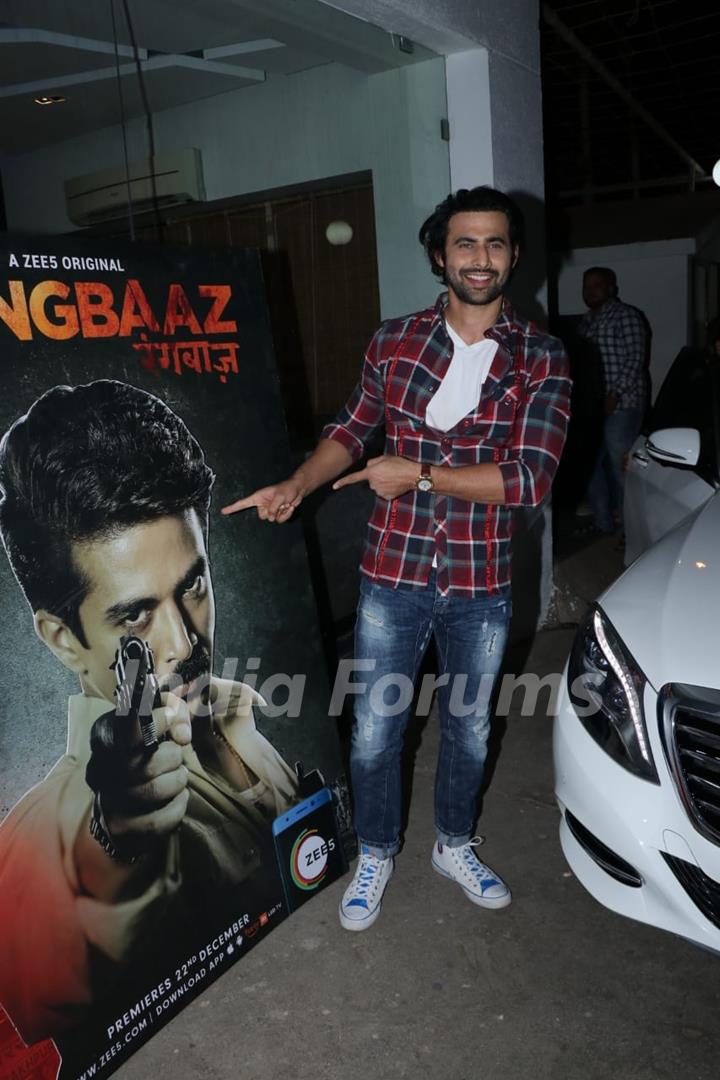 Freddy Daruwala at Rangbaaz Screening