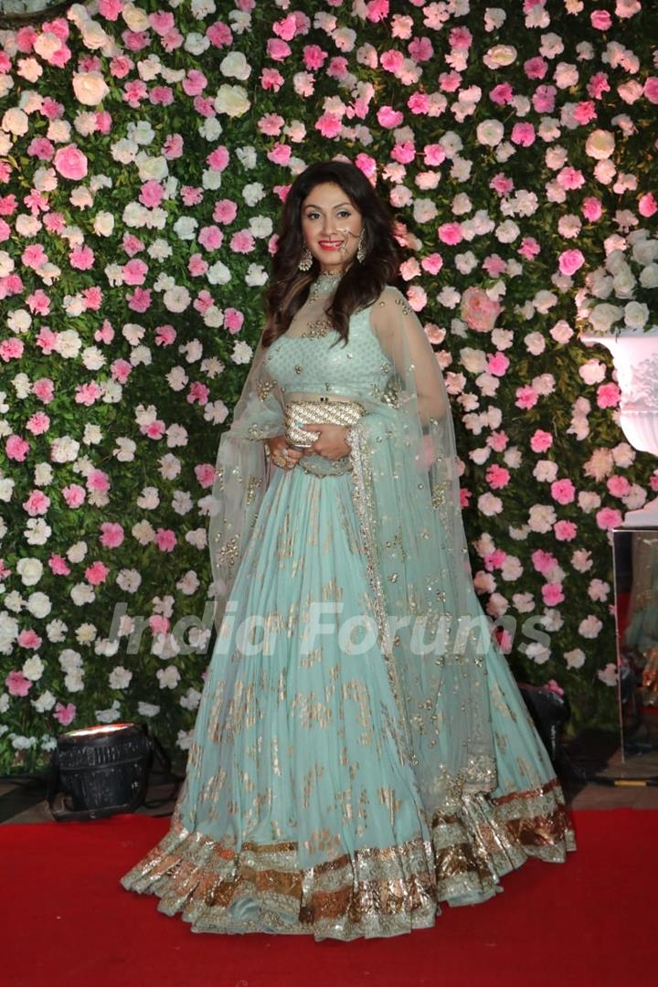 Manjari Fadnis at Kapil Sharma and Ginni Chatrath's Reception, Mumbai