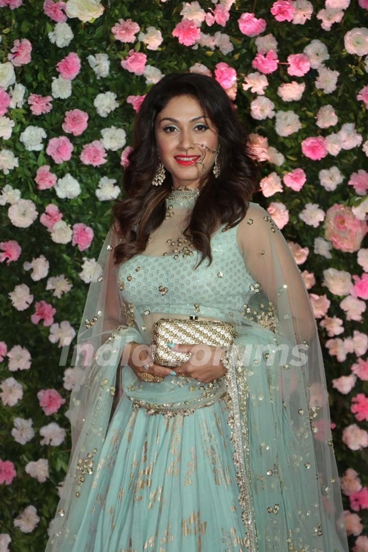 Manjari Fadnis at Kapil Sharma and Ginni Chatrath's Reception, Mumbai