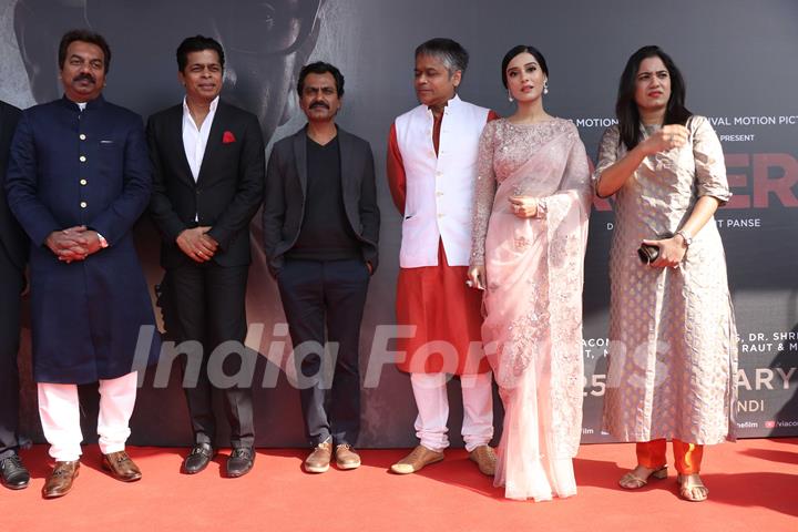 Nawazuddin Siddiqui, Amrita Rao at Thackeray movie trailer launch