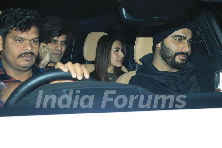 Arjun Kapoor and Malaika Arora attend Sanjay Kapoor's New Year Bash