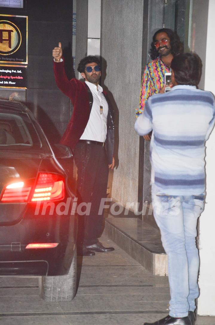 Aditya Roy Kapur at Vidya Balan's birthday bash