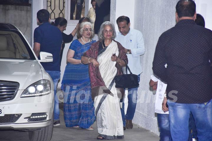 Waheeda Rehman attends the special screening of Simmba