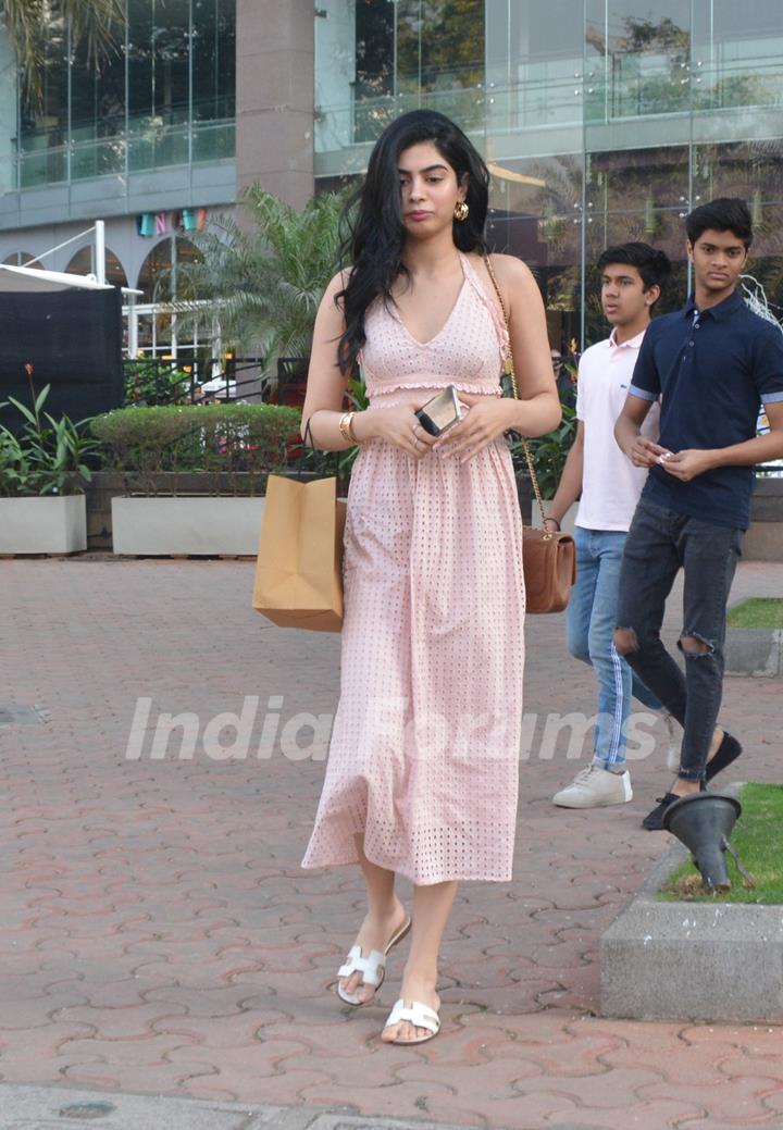 Khushi Kapoor spotted around the town