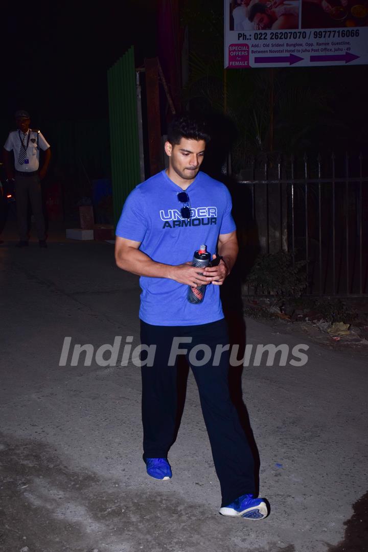 Suraj Pancholi spotted around the town