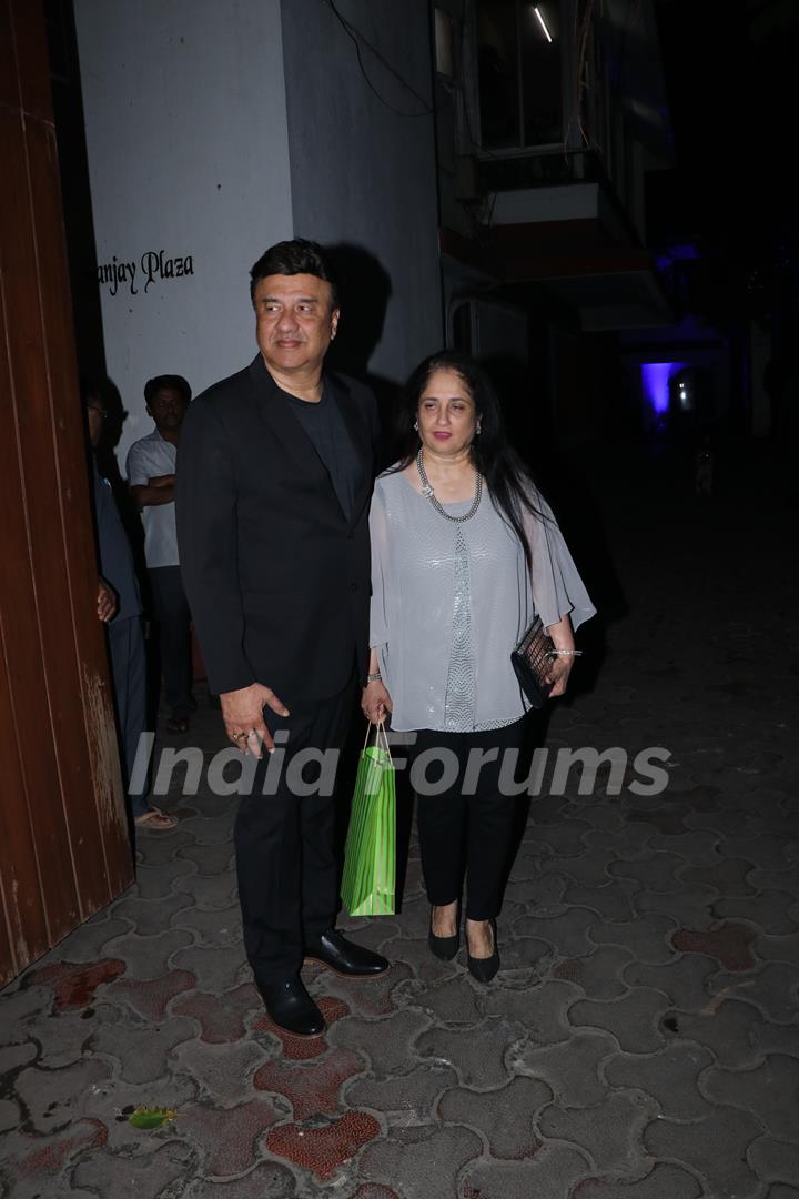 Anu Malik at Sanjay Khan's 78th Birthday bash