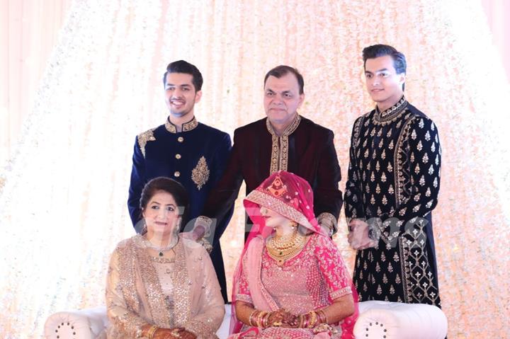 Mohsin Khan sister Zeba & Taha’s Reception Pictures