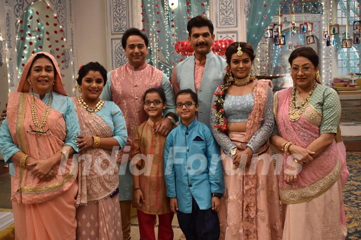 Goenka and Singhania family at Naira and Kirti Baby Shower from Yeh Rishta Kya Kehlata Hai