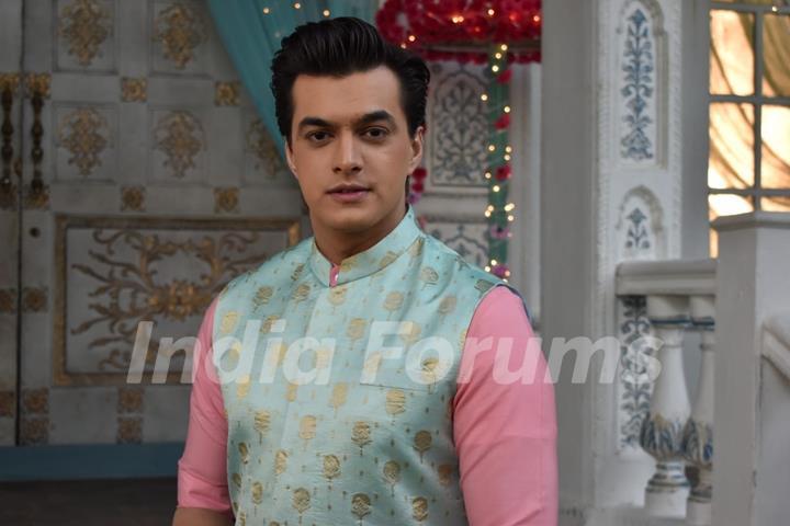 Mohsin Khan aka Kartik at Naira and Kirti Baby Shower from Yeh Rishta Kya Kehlata Hai