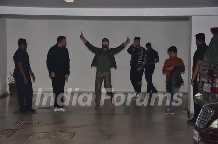 Ranveer Singh at Simmba success bash