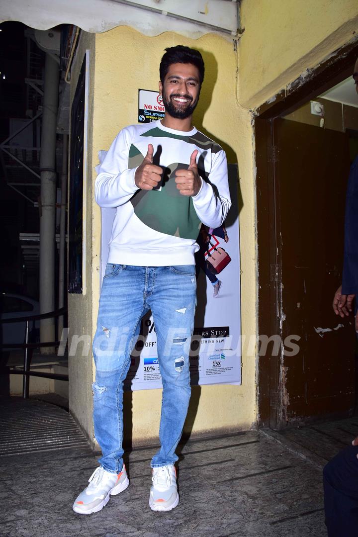 Vicky Kaushal snapped at URI screening