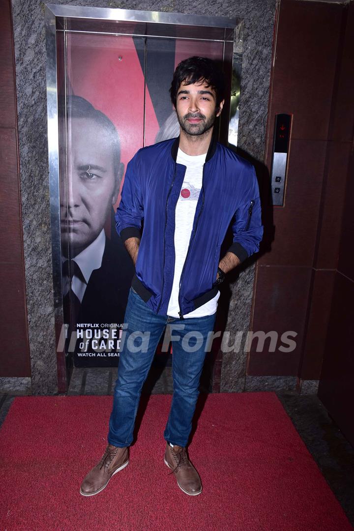 Varun Mitra snapped at URI screening