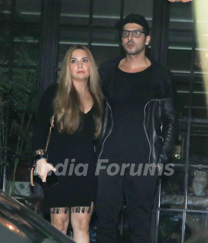 Zayed Khan at Hrithik Roshan Birthday Bash