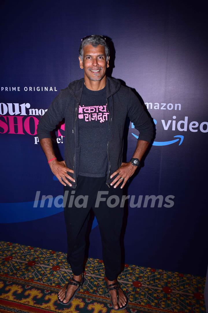 Milind Soman snapped at promotions of 'Four More Shots Please'