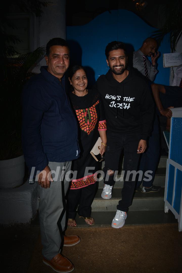 Vicky Kaushal celebrate URI's success