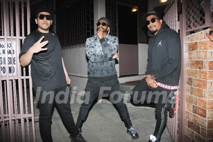 Ranveer Singh snapped at dubbing studio Bandra