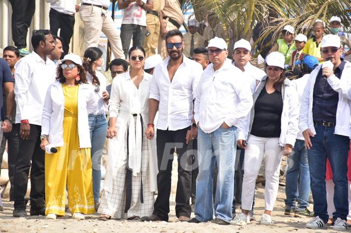 Ajay Devgn and Kajol snapped at an event for a social cause