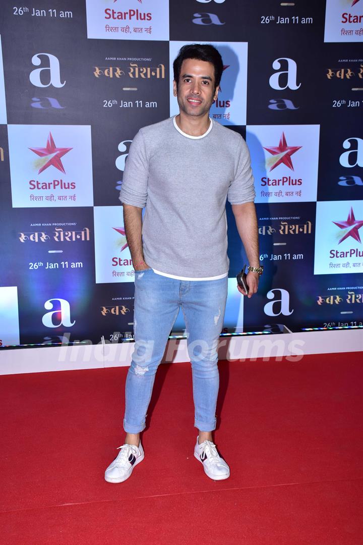 Tusshar Kapoor snapped at Rubaru Roshni screening