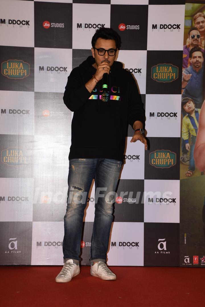 Dinesh Vijan at Lukka Chuppi trailer launch