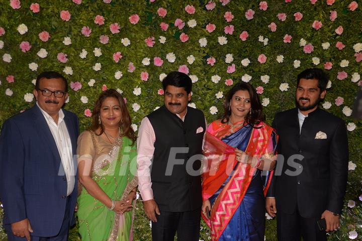 Actors at Amit Thackeray's reception