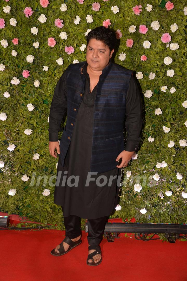 Sajid Khan at Amit Thackeray's reception