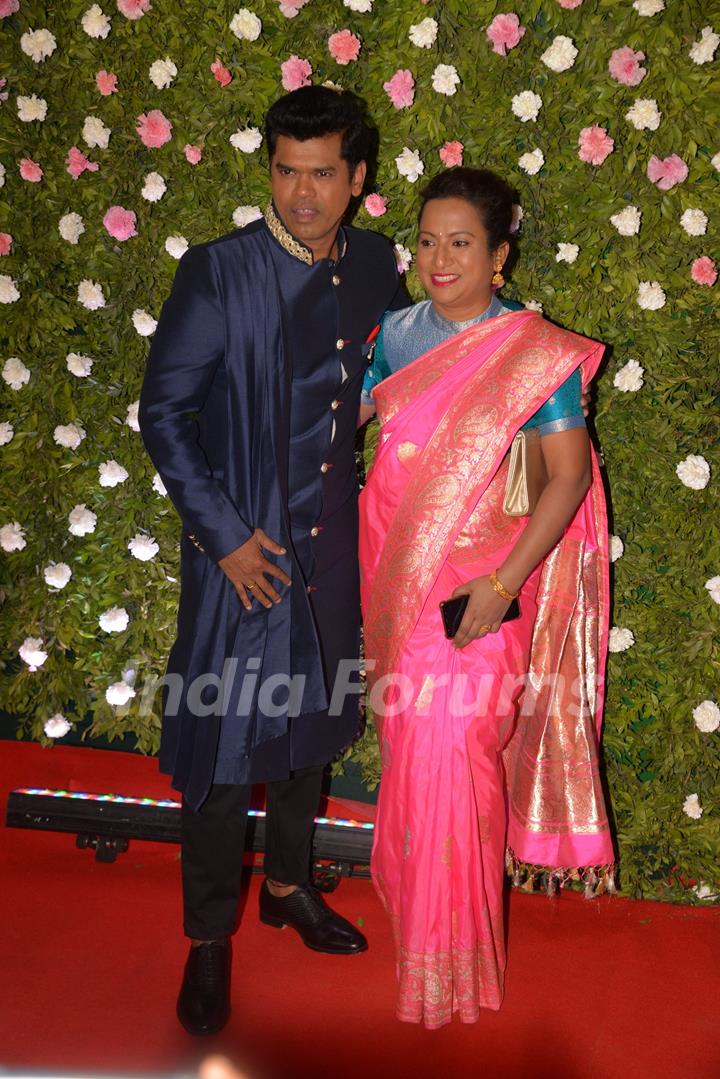 Siddharth Jadhav at Amit Thackeray's reception