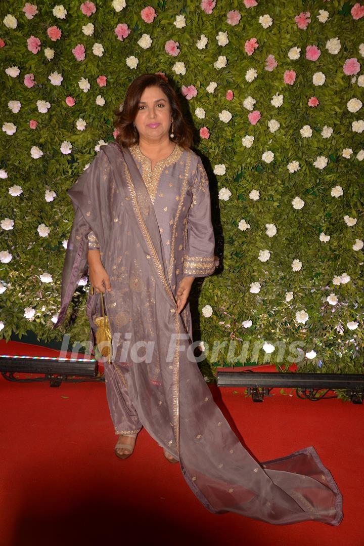 Farah Khan at Amit Thackeray's reception