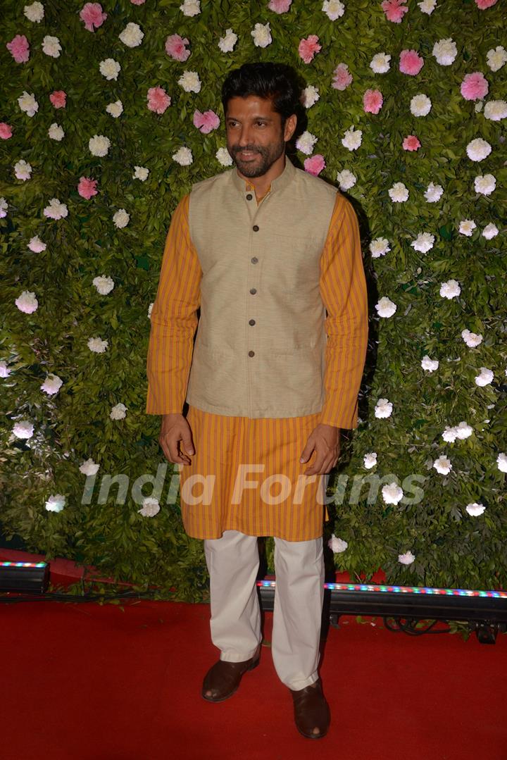 Farhan Akhtar at Amit Thackeray's reception