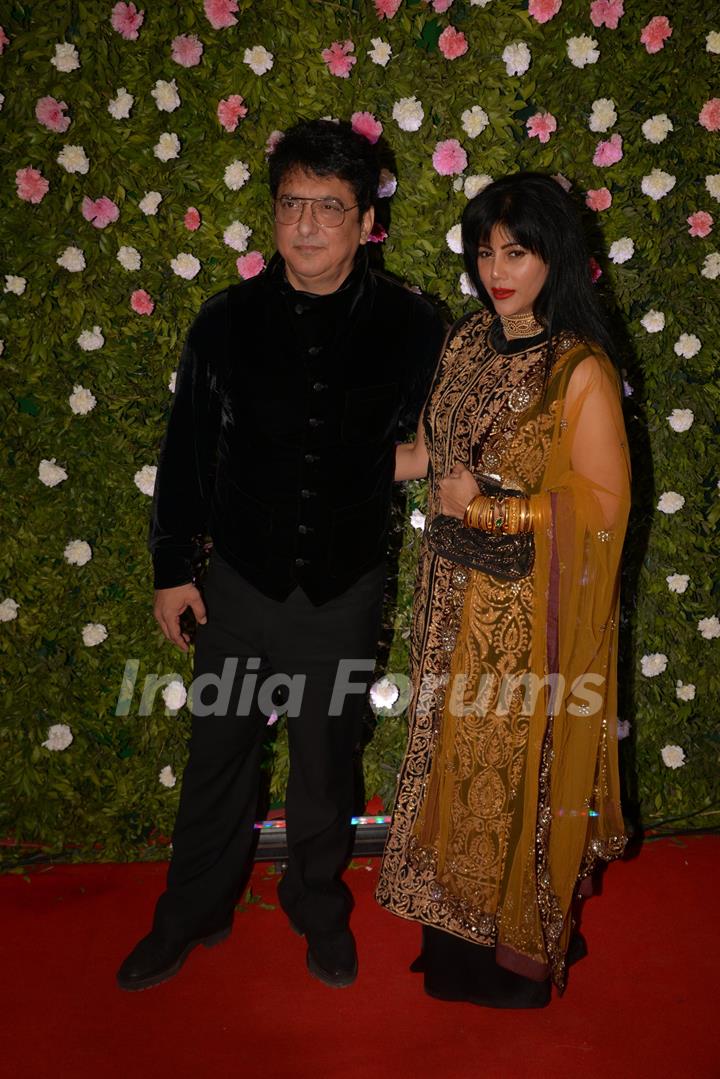 Sajid Nadiadwala at Amit Thackeray's reception