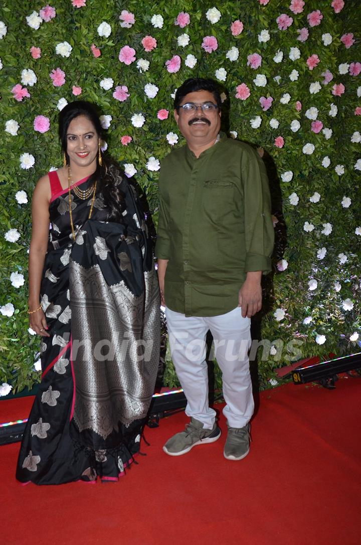 Bharat Ganeshpure at Amit Thackeray's reception