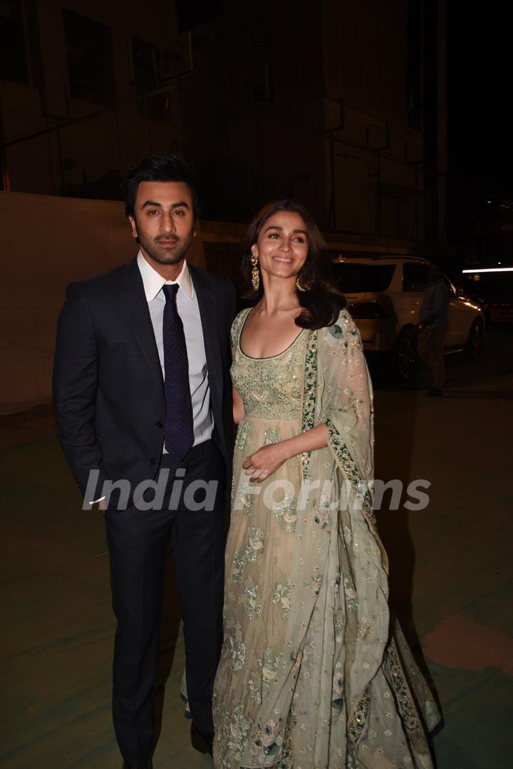 Ranbir Kapoor and Alia Bhatt at Umang Event