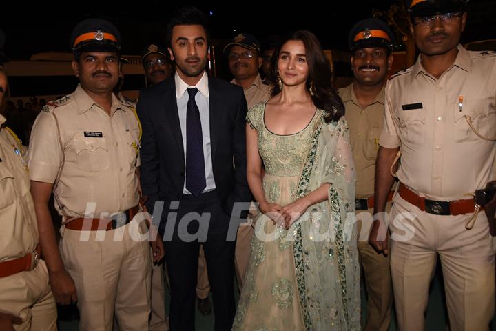 Ranbir Kapoor and Alia Bhatt at Umang Event