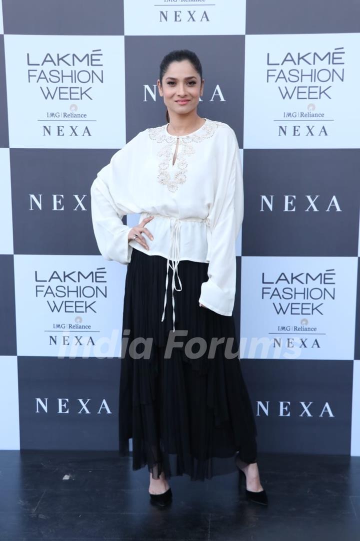 Ankita Lokhande at Lakme Fashion Week Day 1