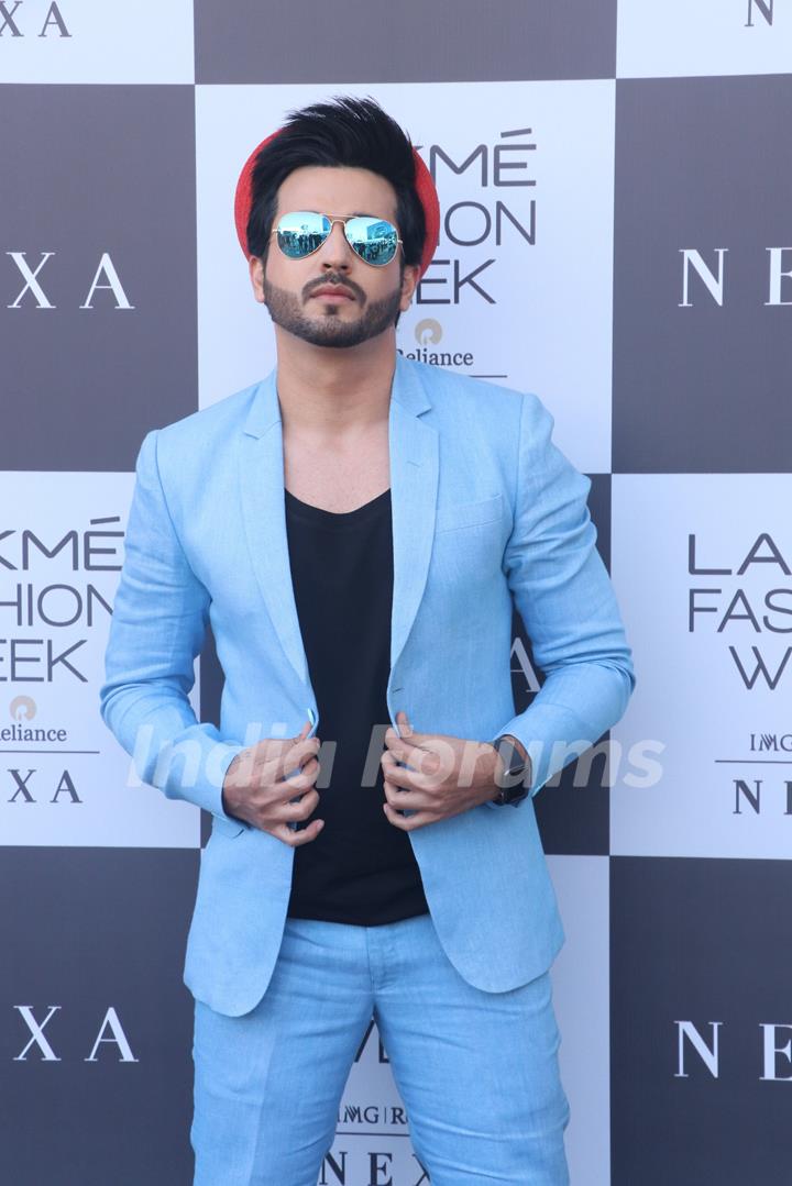 Dheeraj Dhoopar at Lakme Fashion Week Day 1