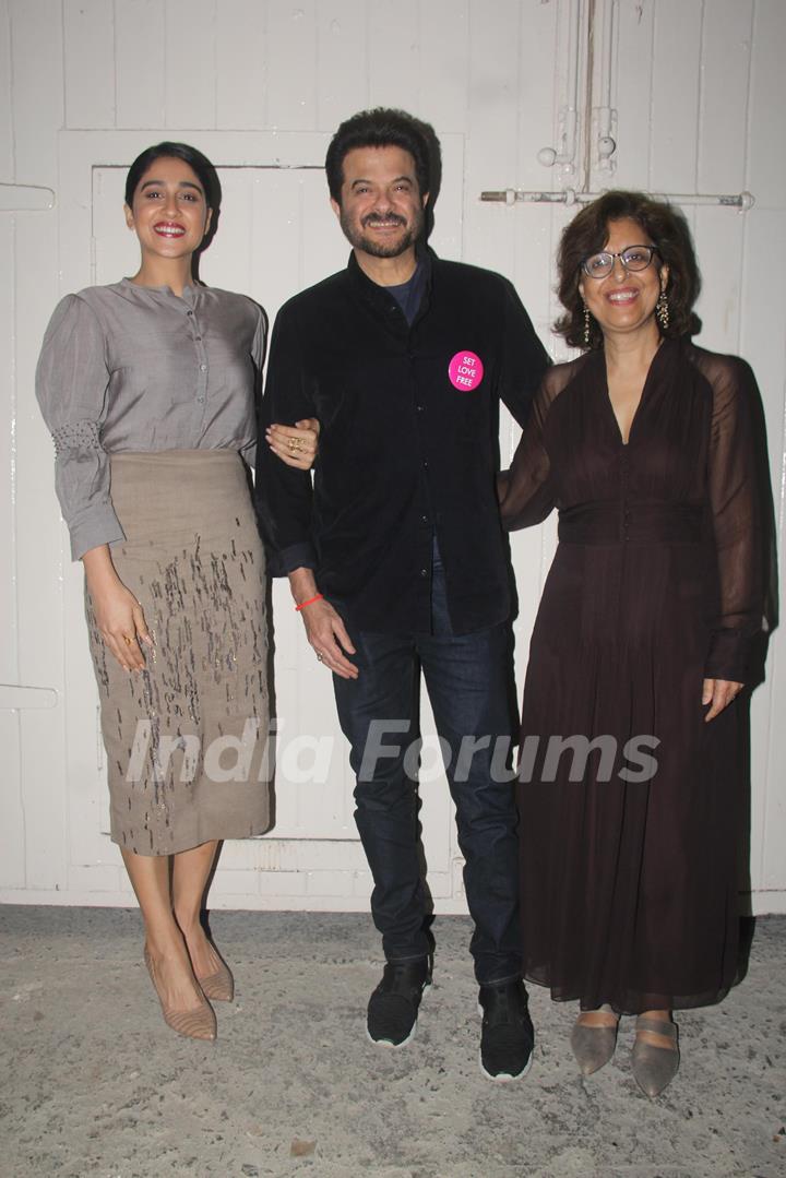 Anil Kapoor with Shelly Chopra Dhar and Regina Cassandra snapped at 'ELKDTAL' promotions