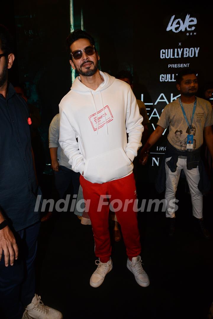 Dino Morea snapped at Lakme Fashion Week