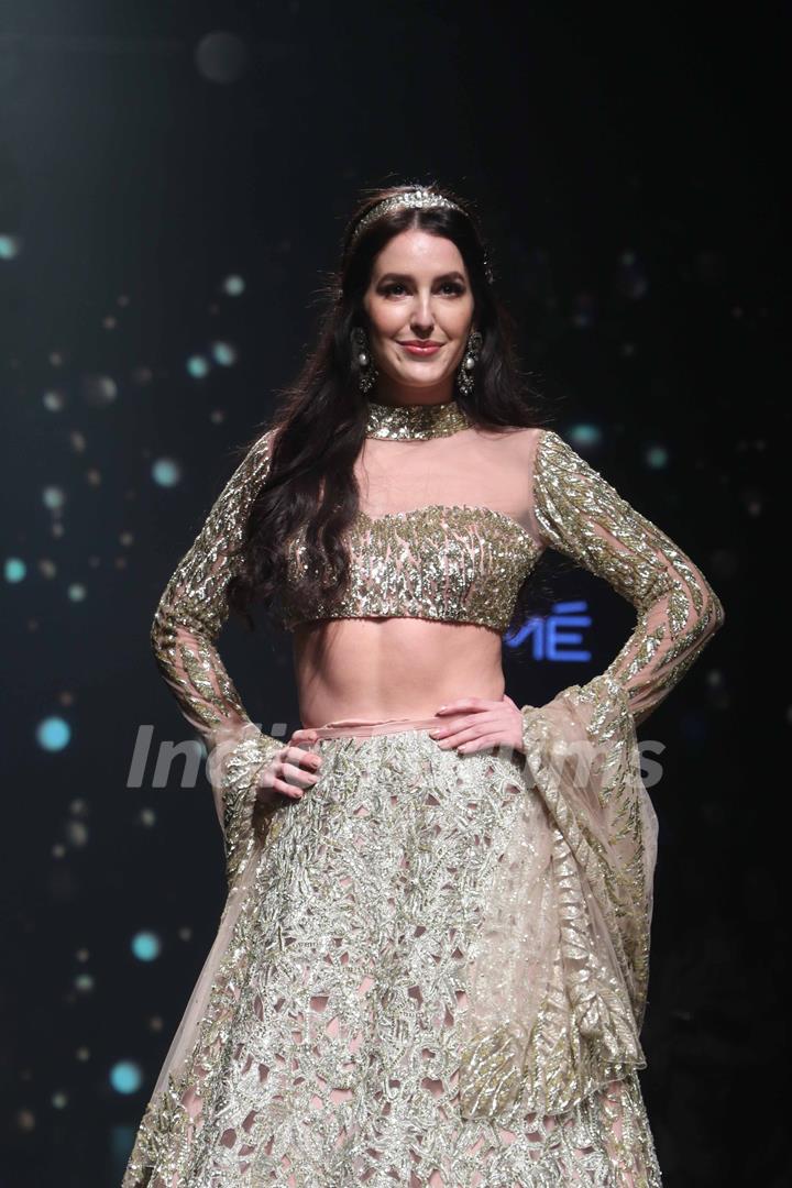 Isabelle Kaif snapped at Lakme Fashion Week