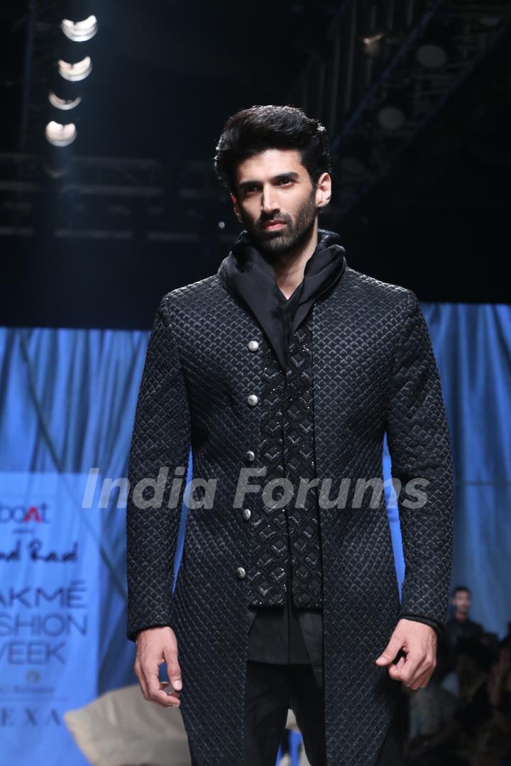 Aditya Roy Kapur snapped at Lakme Fashion Week