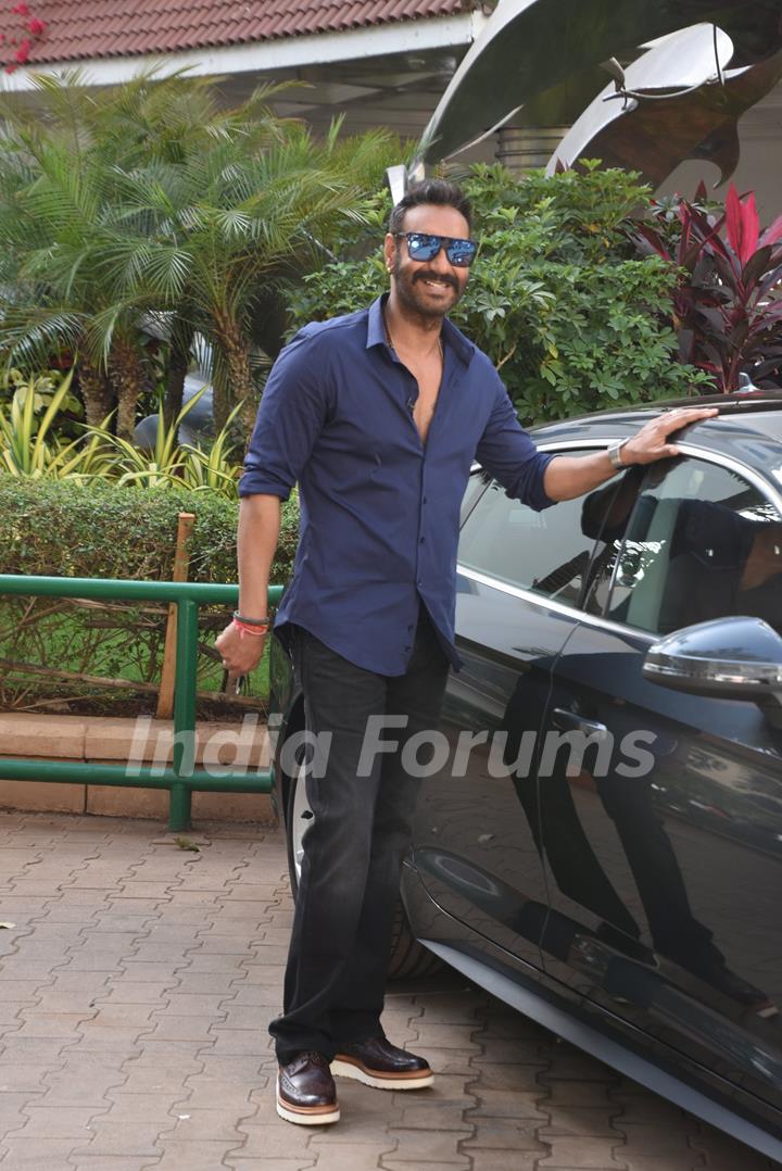 Ajay Devgan at Total Dhamaal Promotions