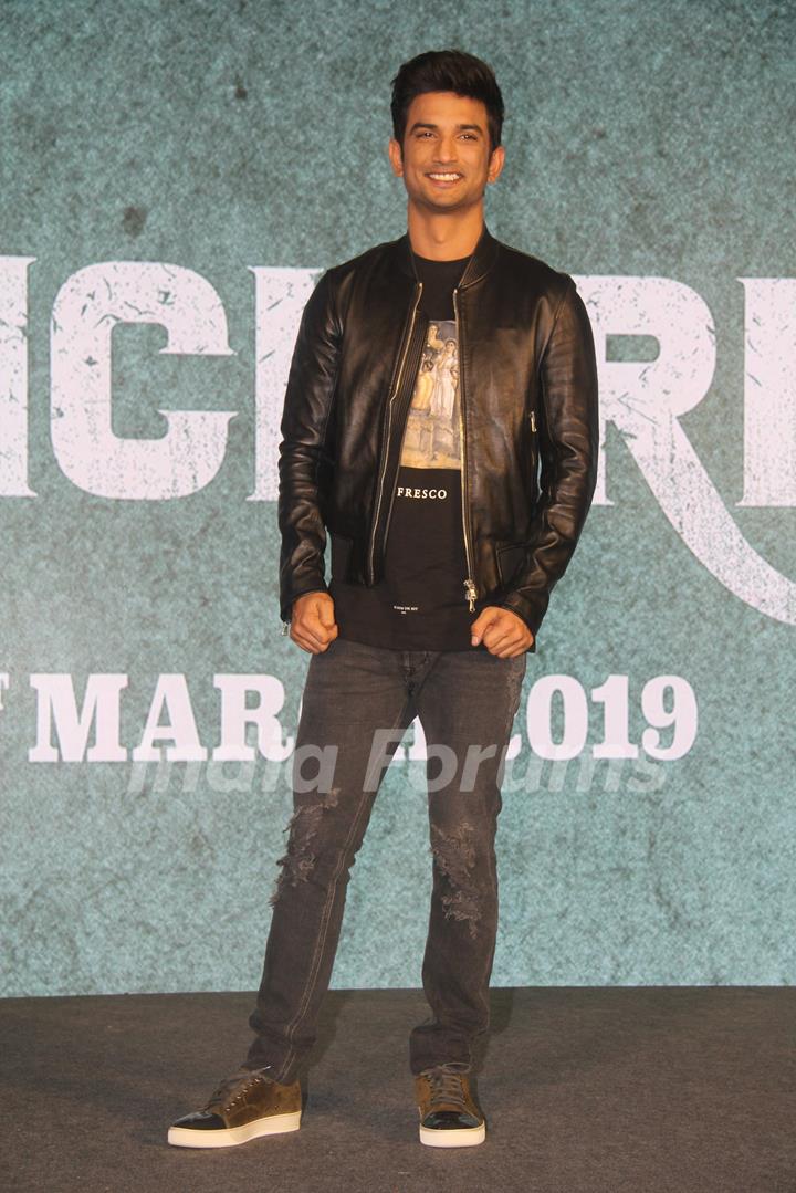 Sushant Singh Rajput of Sonchiriya at the trailer launch