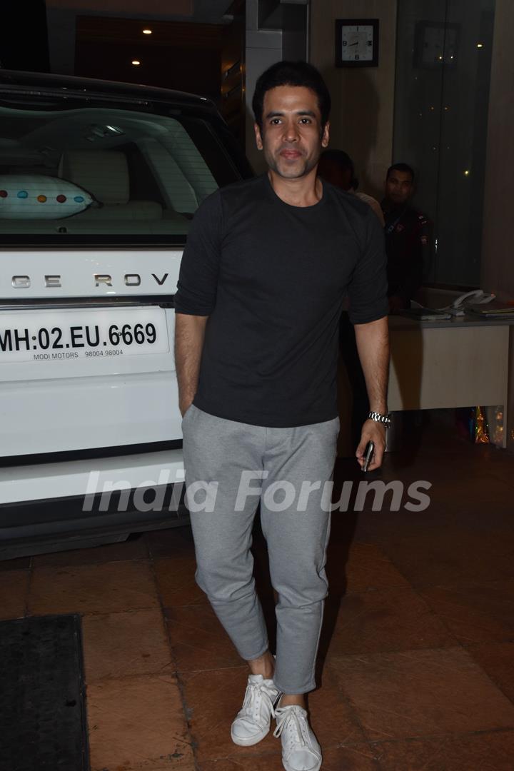 Tusshar Kapoor at Ekta Kapoor baby's naming ceremony